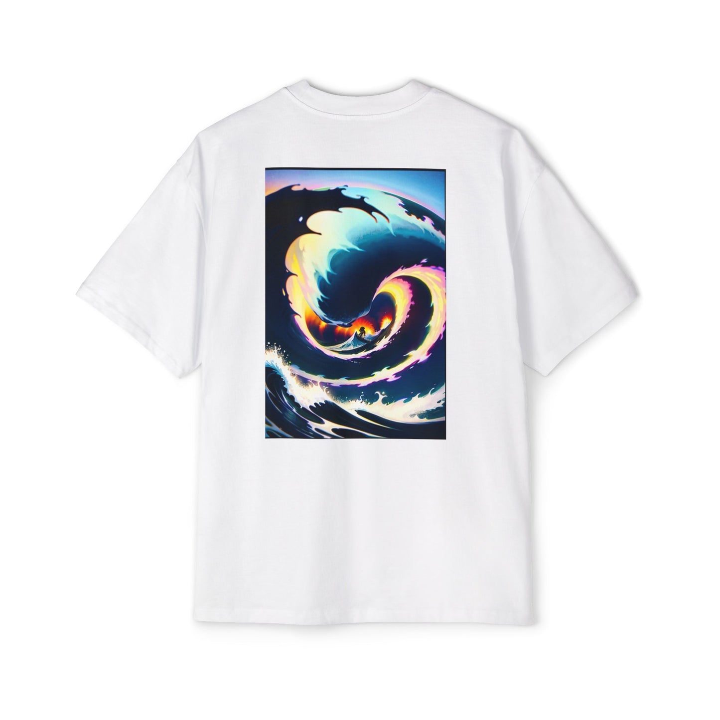 Men's Oversized Wave Graphic Tee | Chill Beach Vibes