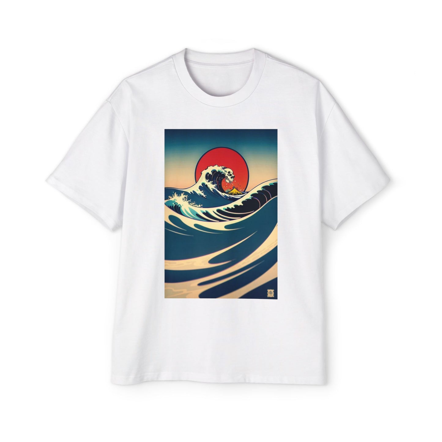 Ocean Wave Graphic Tee, Handmade T-Shirt, Beach Wear, Gift for Surfer, Casual Style, Summer Fashion, Graphic Art Shirt